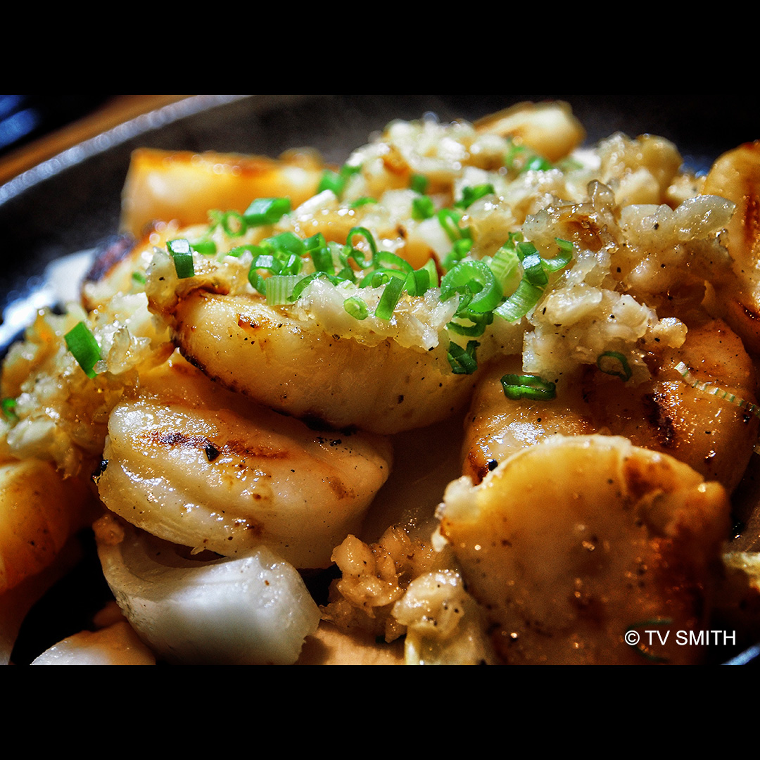 Charbroiled Fresh Scallops - Da On Korean Fine Dining